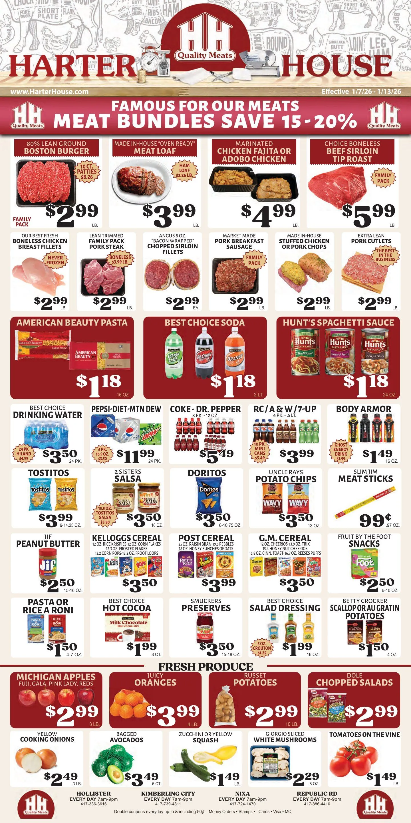 Weekly ad Harter House Sales from January 7 to January 13 2026 - Page