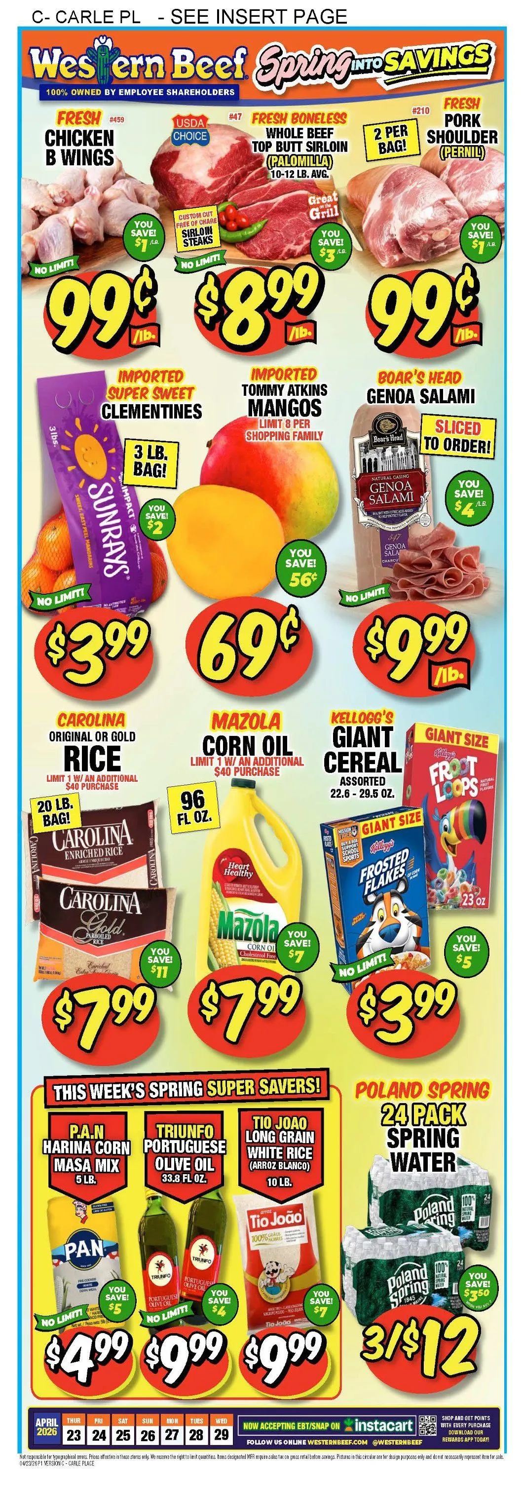 Weekly ad Western Beef Sales from April 23 to April 29 2026 - Page 