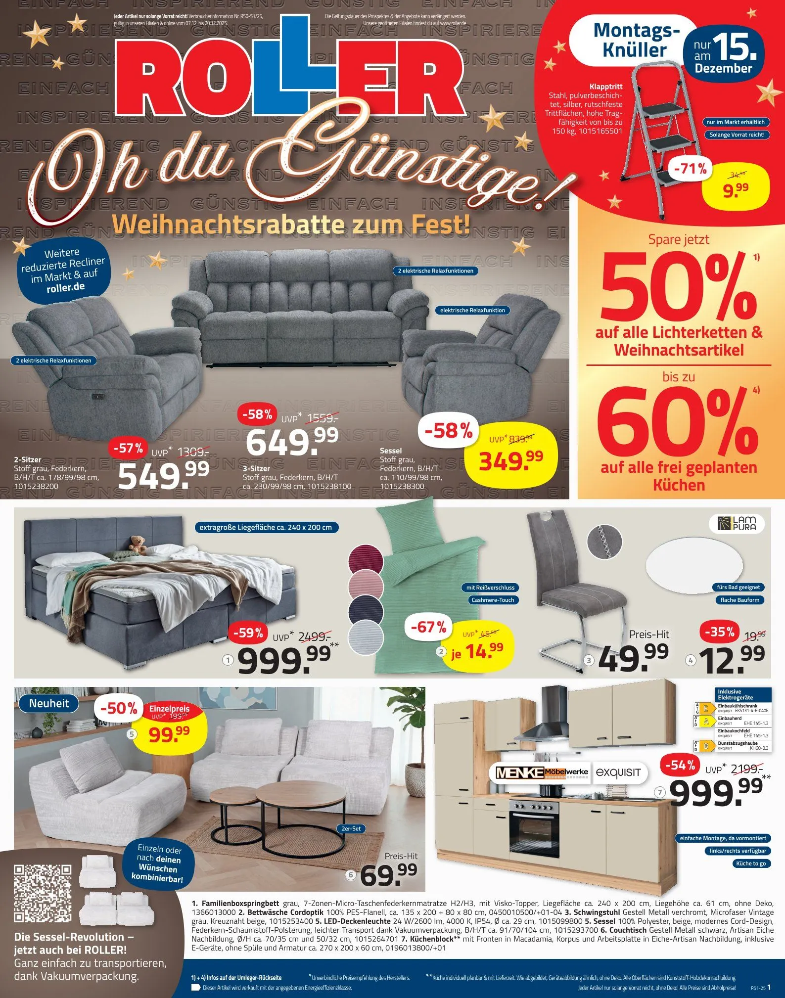 ROLLER Angebote von 7. Dezember bis 20. Dezember 2025 - Prospekt seite