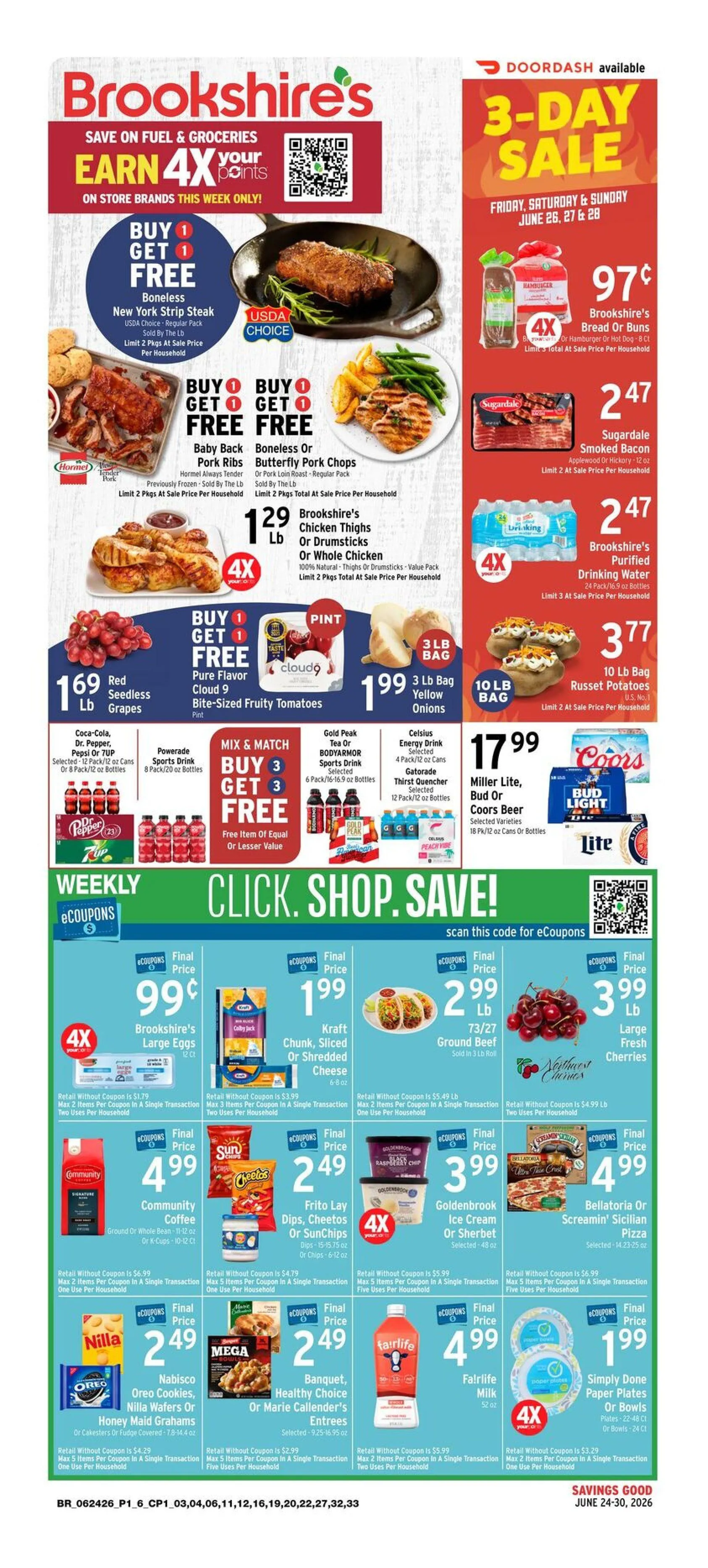 Weekly ad Brookshires Sales from June 24 to June 30 2026 - Page