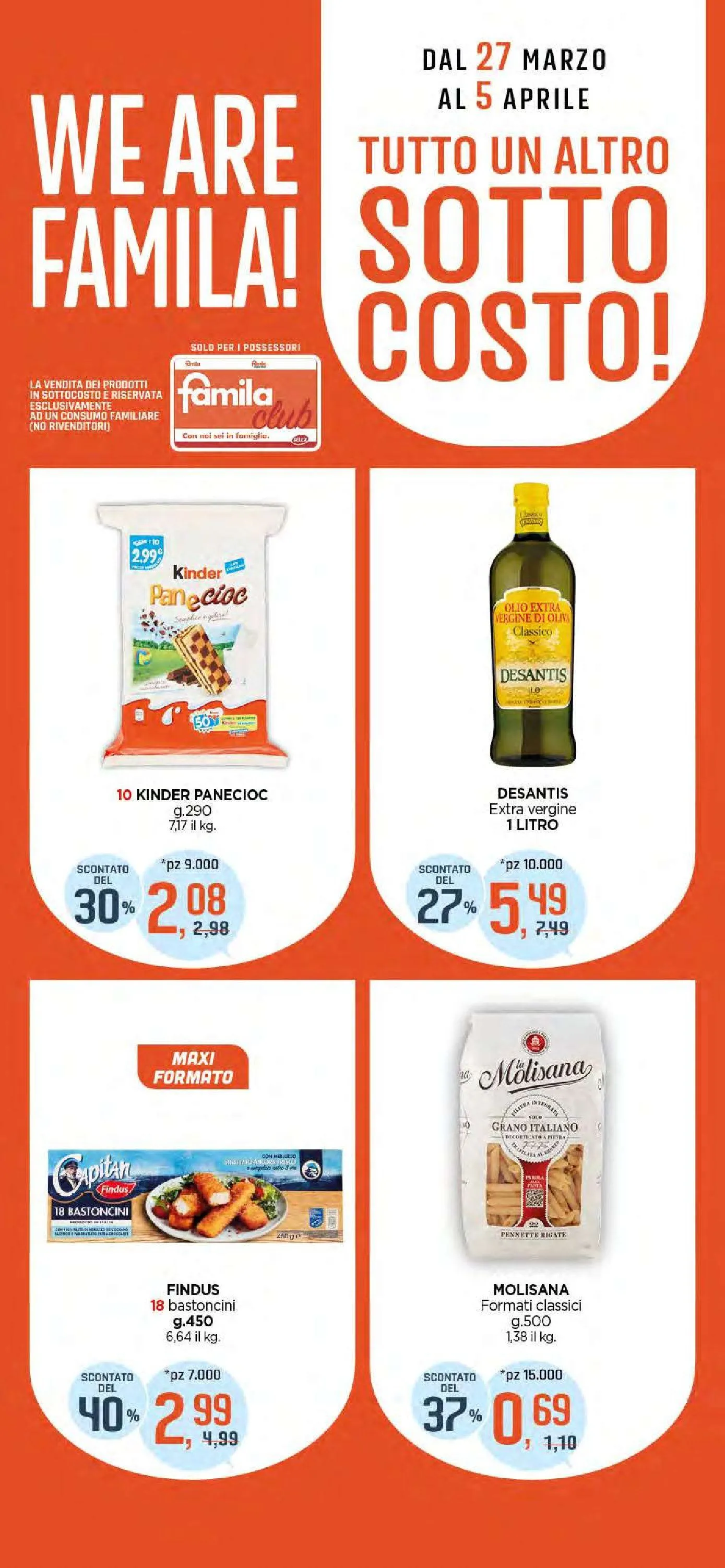 Offerte Famila da 27 marzo a 5 aprile di 2025 - Pagina del volantino 1