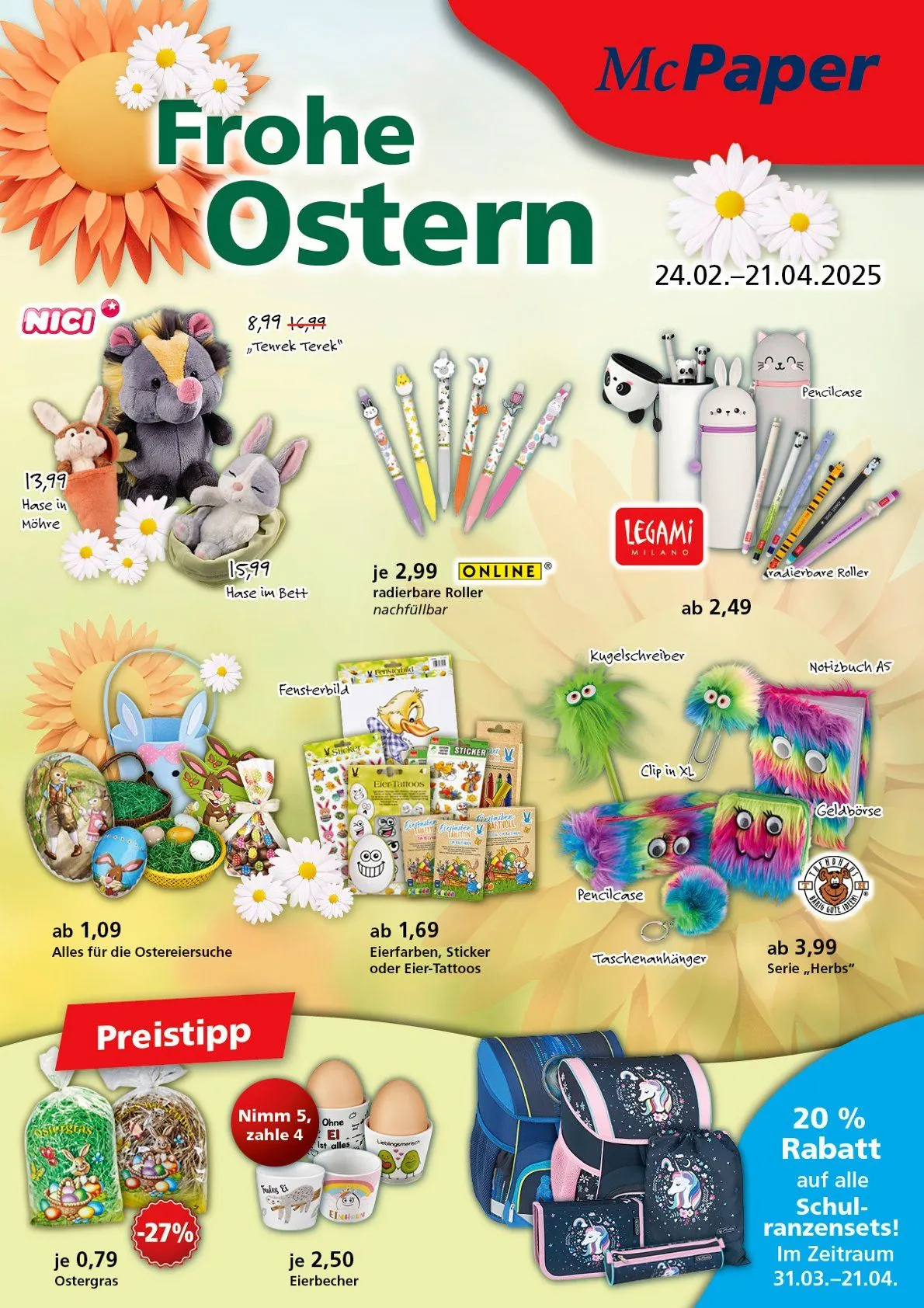 Angebote  McPaper von 24. Februar bis 21. April 2025 - Prospekt seite 