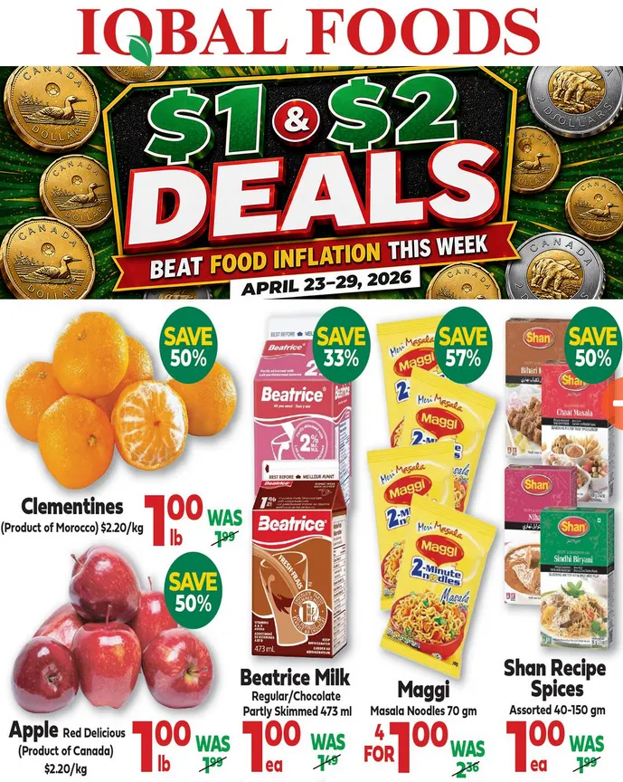  Iqbal Foods Sales from April 23 to April 29 2026 - flyer page 1