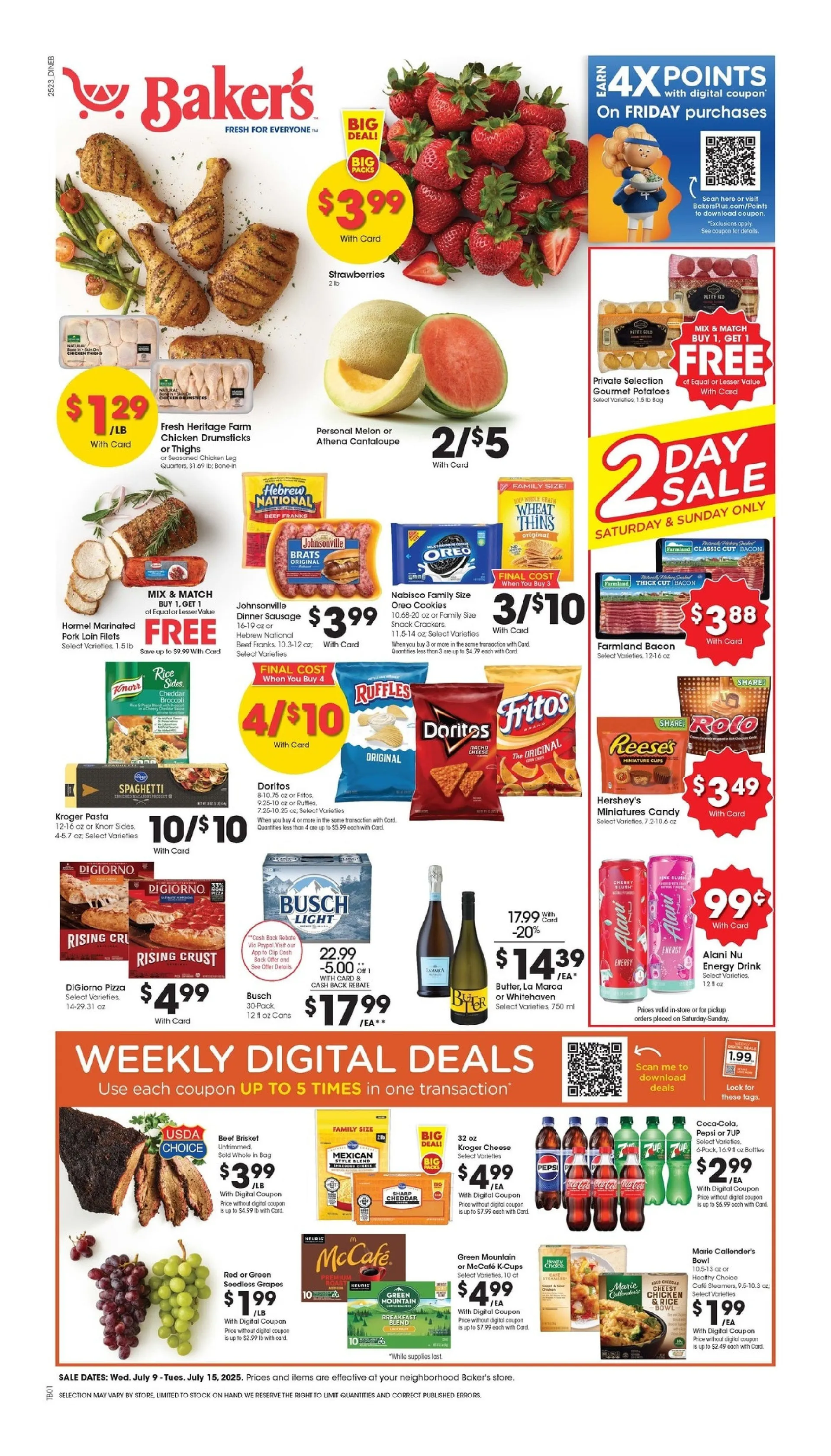 Weekly ad Baker's Sales from July 9 to July 15 2025 - Page 1