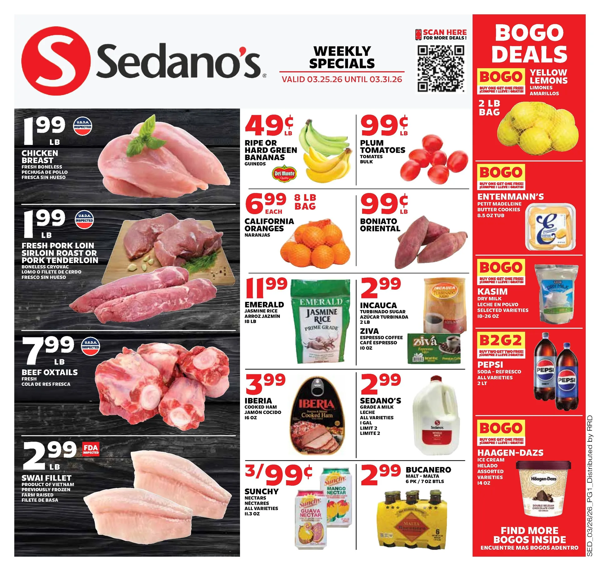 Weekly ad Sedano's Sales from March 25 to March 31 2026 - Page 1