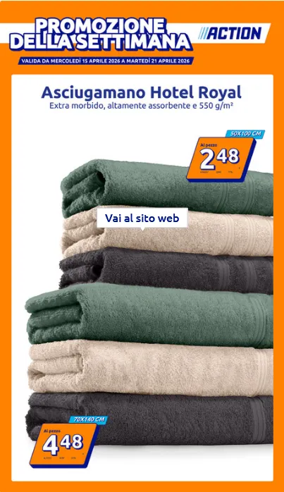  Volantini Action da 15 aprile a 21 aprile di 2026 - Pagina del volantino 1