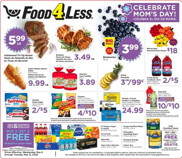 Weekly ad  Food 4 Less  Sales from May 6 to May 12 2026 - Page 