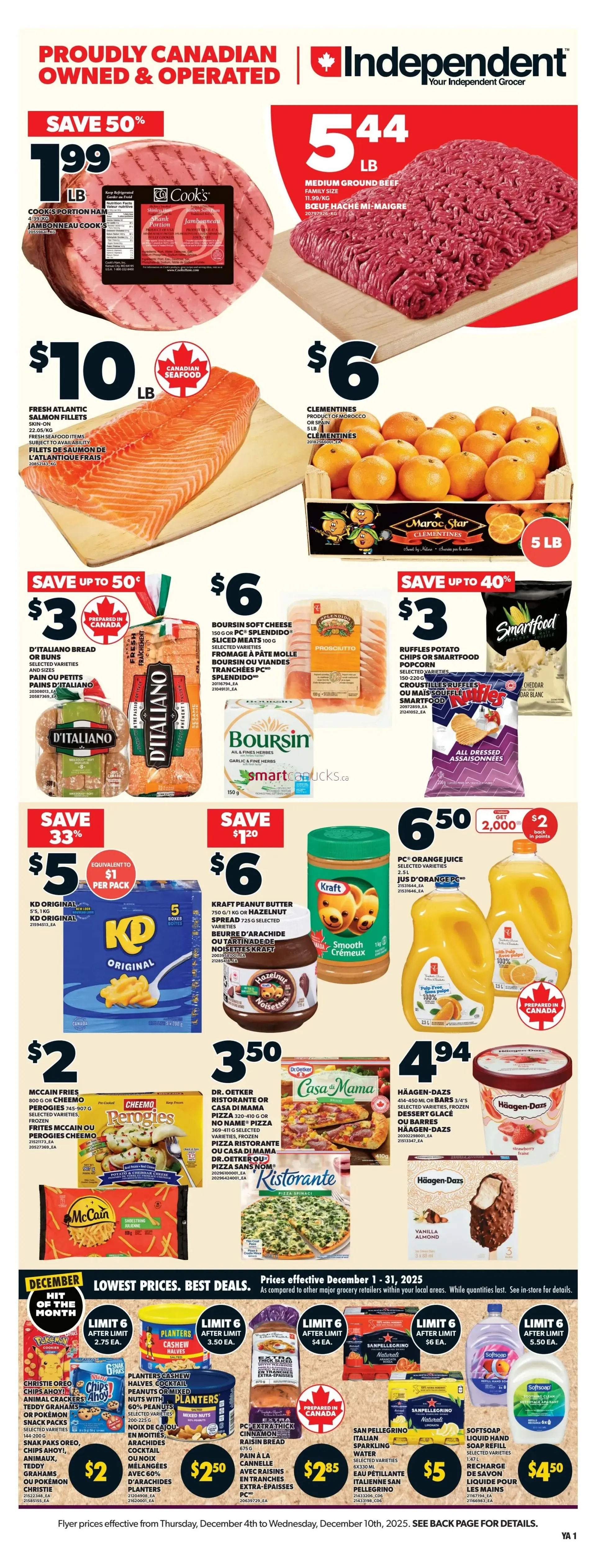 Independent Sales from December 4 to December 10 2025 - flyer page 