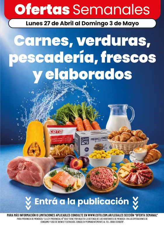 Ofertas de Coto Ofertas 27 de abril al 3 de mayo 2026 - Página 1 del catálogo