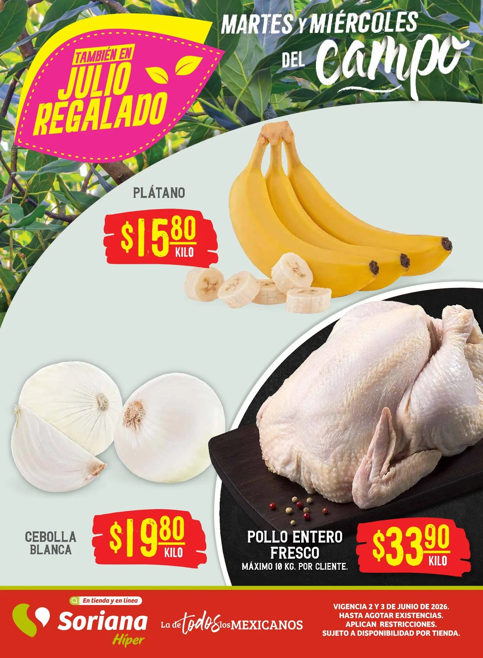 Catálogo de Soriana Ofertas 2 de junio al 3 de junio 2026 - Pagina 1