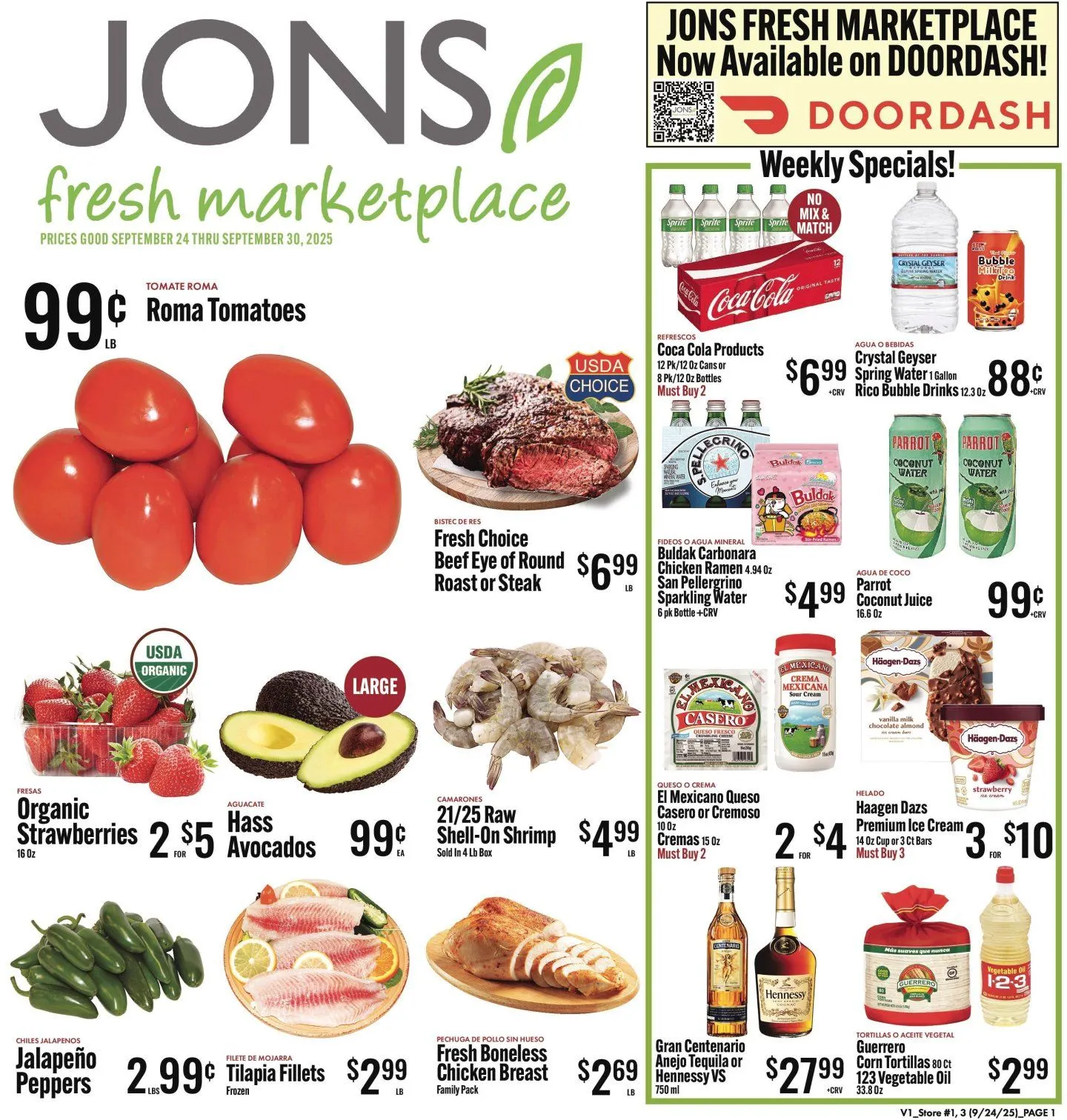 Weekly ad Jons International Sales from September 24 to September 30 2025 - Page 1