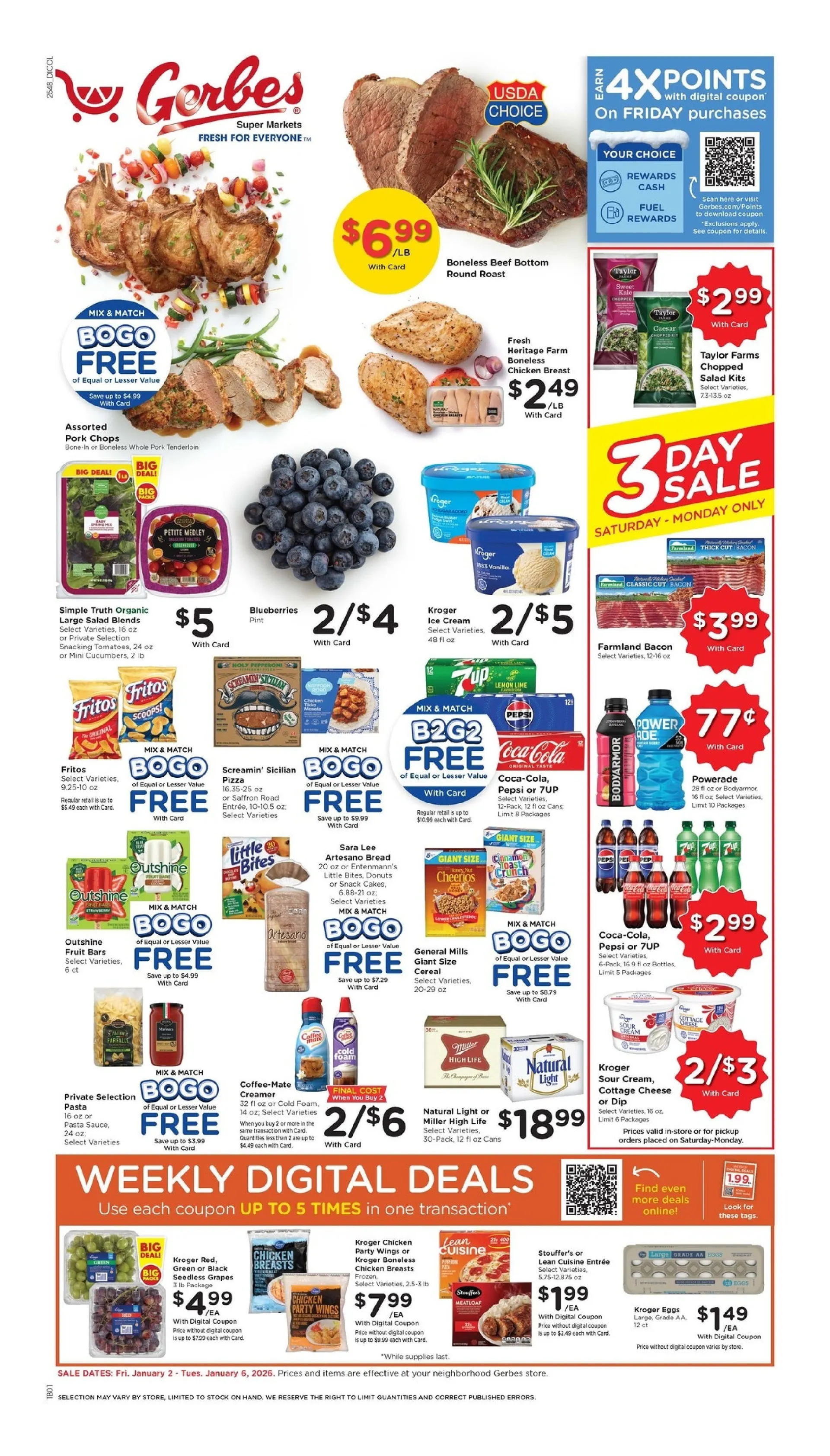 Weekly ad Gerbes Super Markets Sales from January 2 to January 6 2026 - Page 