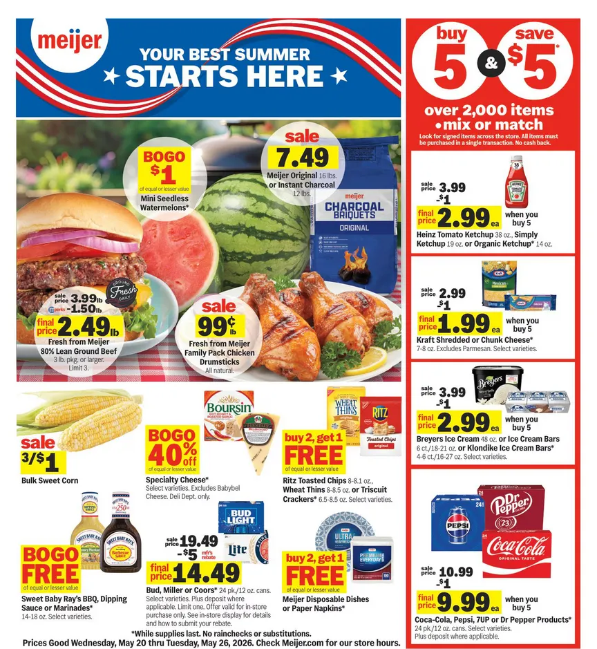 Weekly ad Meijer Sales from May 20 to May 26 2026 - Page 1