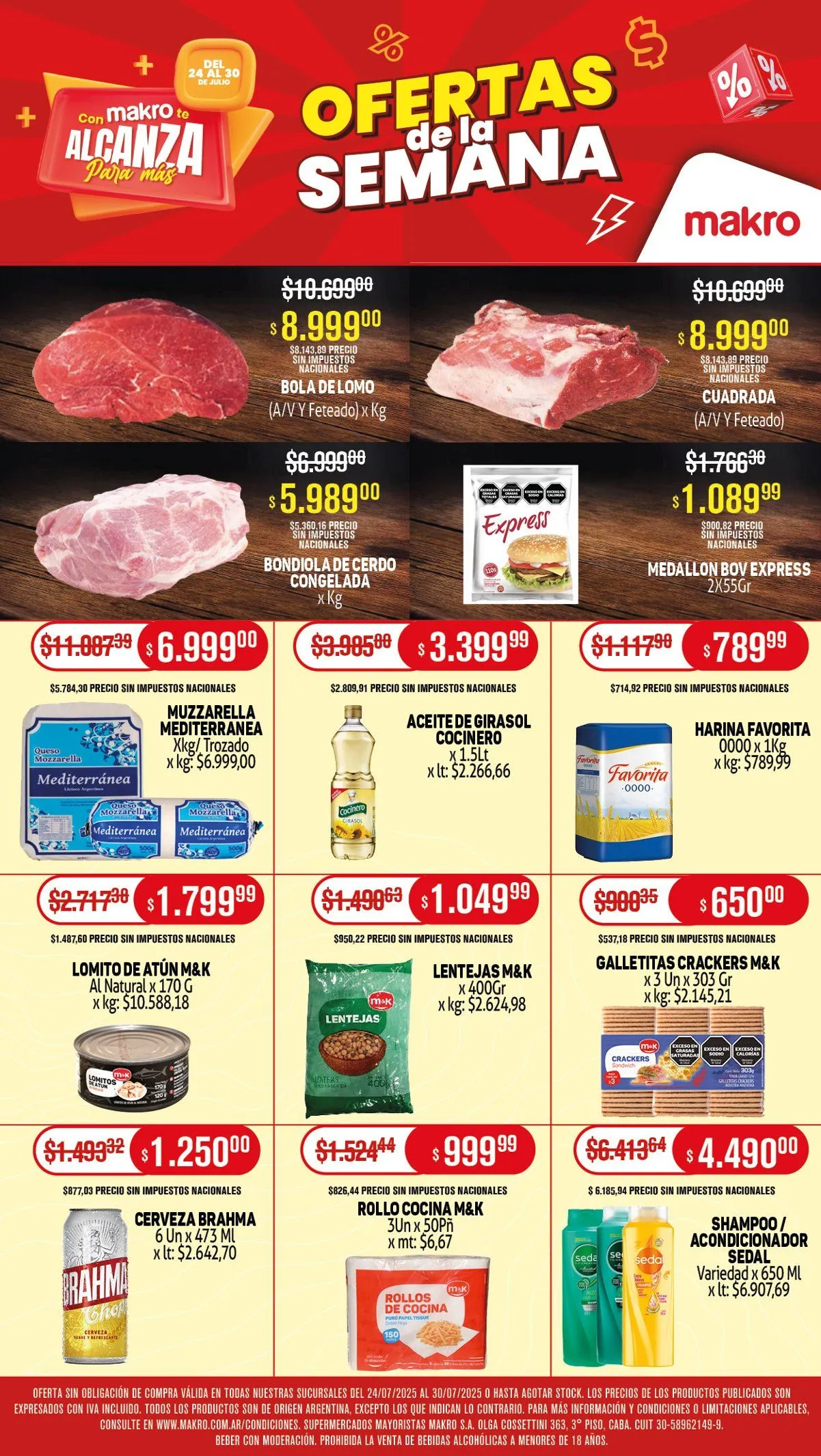Ofertas de Ofertas de la Saemana Makro 24 de julio al 30 de julio 2025 - Página 1 del catálogo