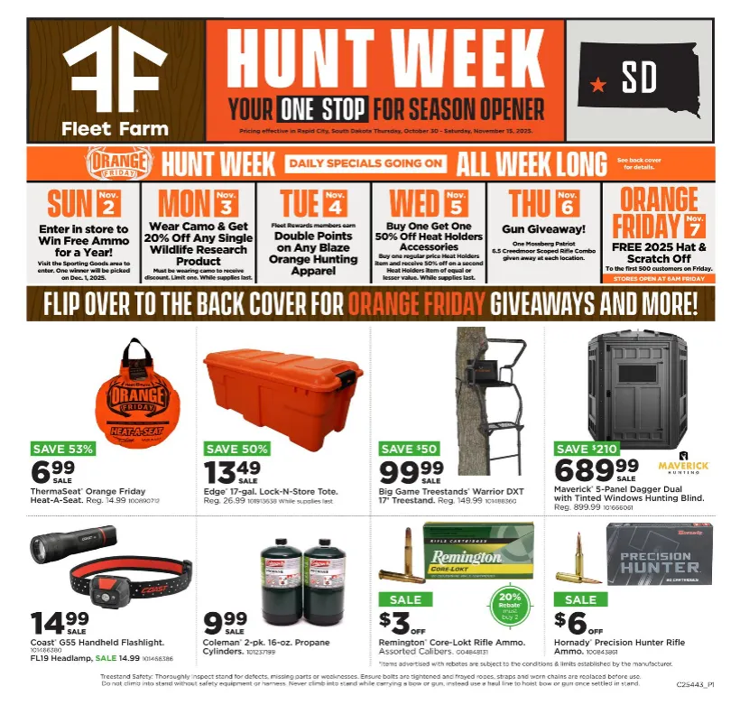 Weekly ad Fleet Farm Sales from October 30 to November 15 2025 - Page 1