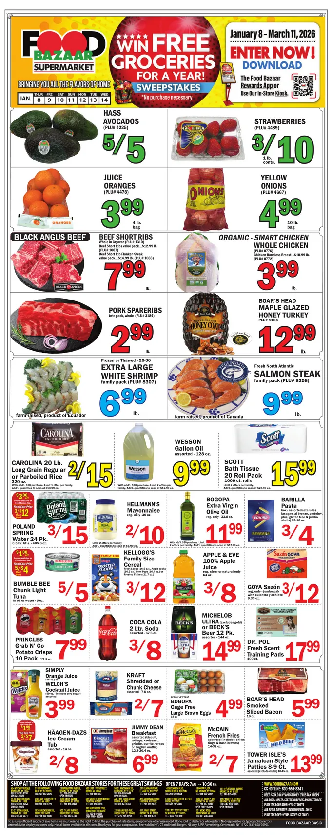 Weekly ad Food Bazaar Sales from January 8 to January 14 2026 - Page