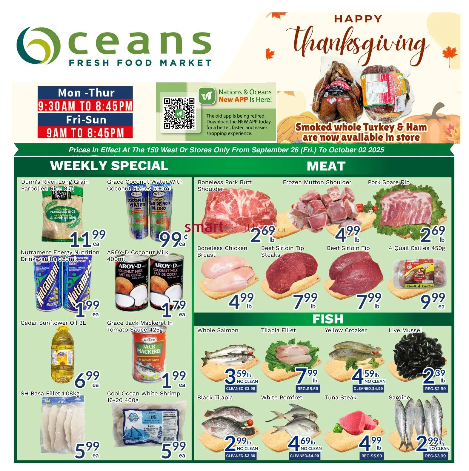 Oceans Sales from September 26 to October 2 2025 - flyer page 1