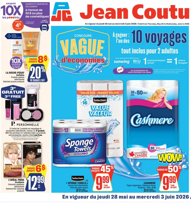 Jean Coutu Sales from May 28 to June 3 2026 - flyer page 1