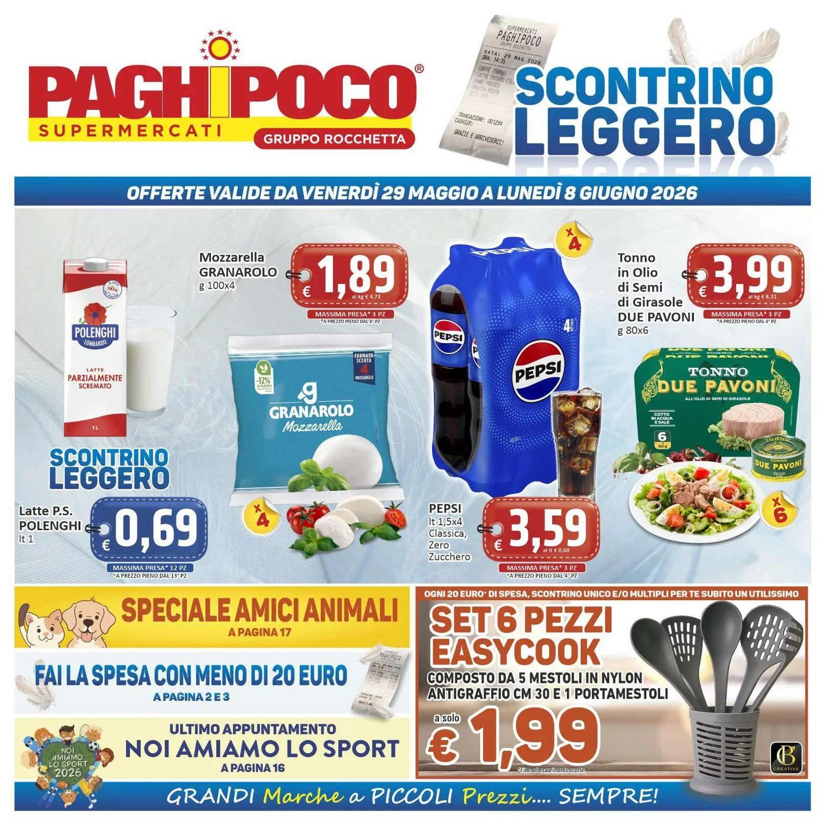 Volantini Paghi Poco da 29 maggio a 8 giugno di 2026 - Pagina del volantino