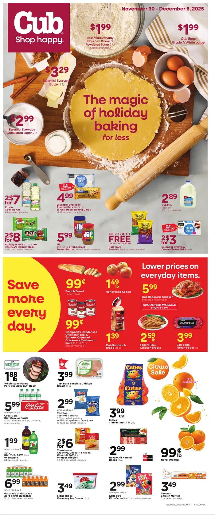 Weekly ad Cub Foods Sales from December 30 to December 6 2025 - Page 1
