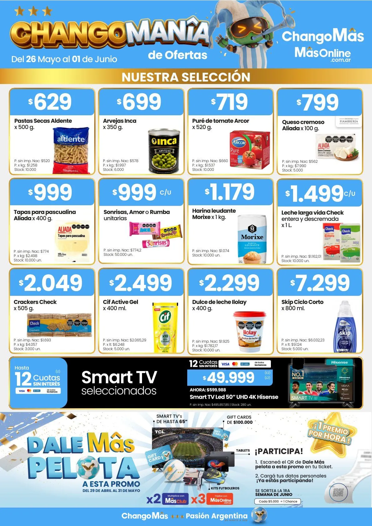 Ofertas de Changomas Ofertas 26 de mayo al 1 de junio 2026 - Página 1 del catálogo