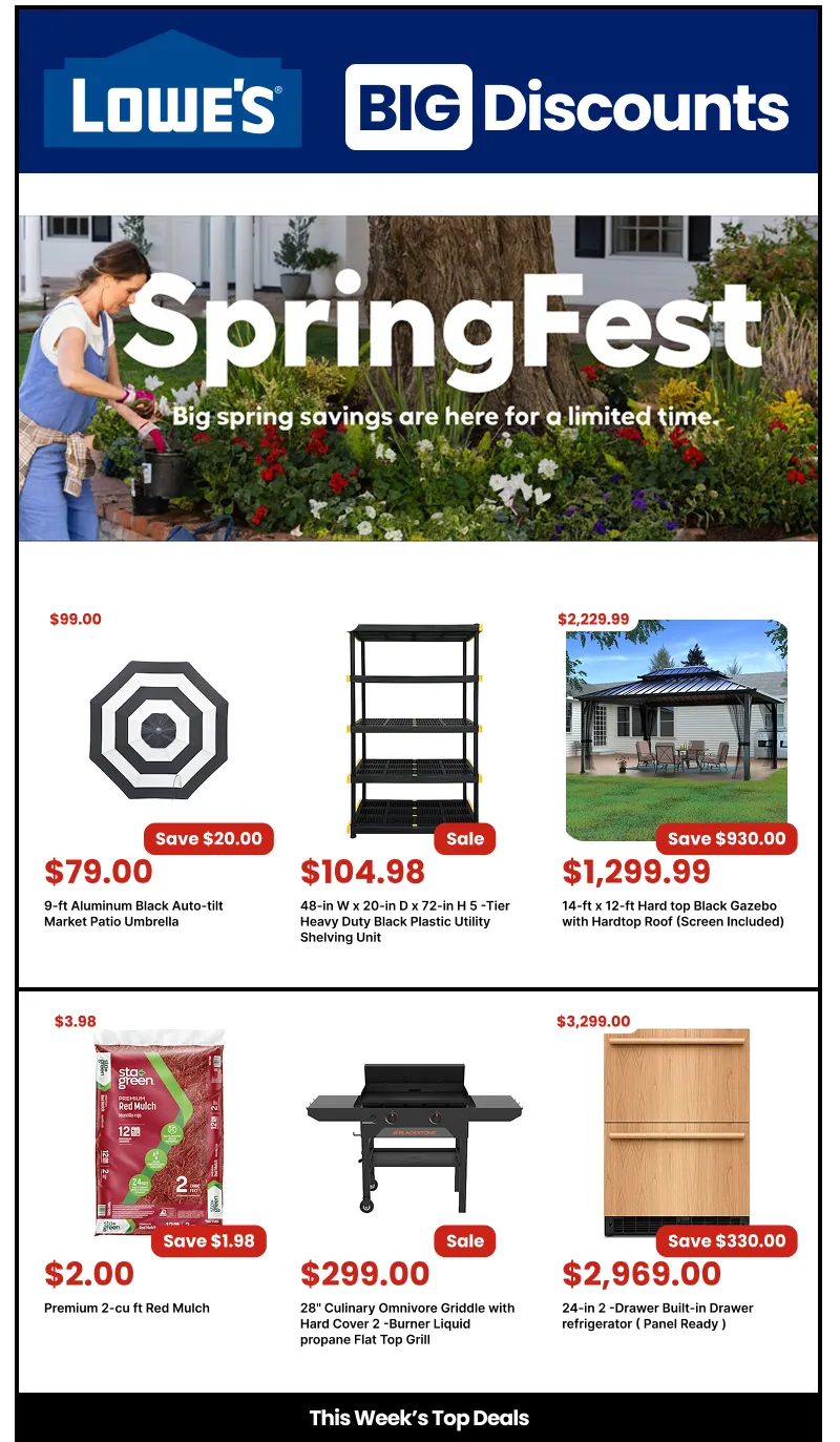 Weekly ad Lowe's Sales from April 6 to April 26 2026 - Page 