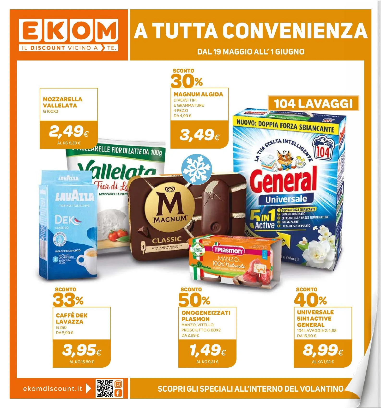 Volantini Ekom da 19 maggio a 1 giugno di 2026 - Pagina del volantino
