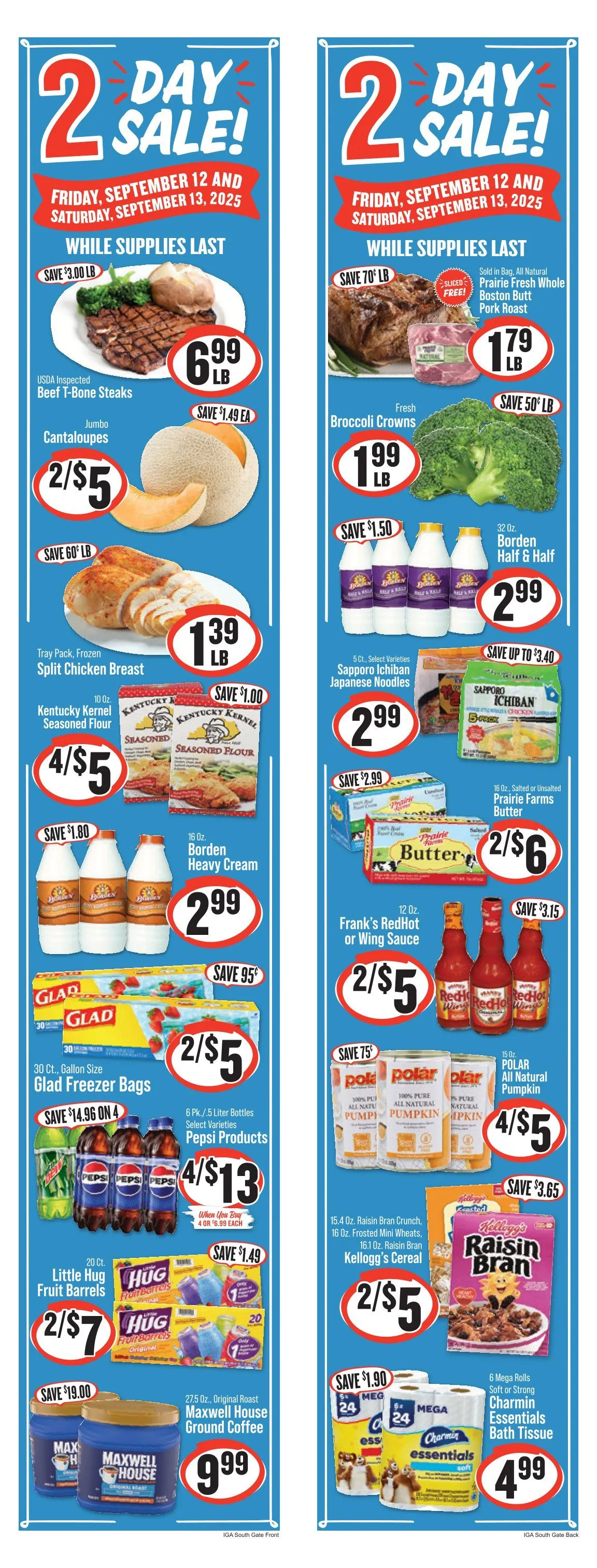 Weekly ad Hometown Market Sales from September 10 to September 16 2025 - Page 1