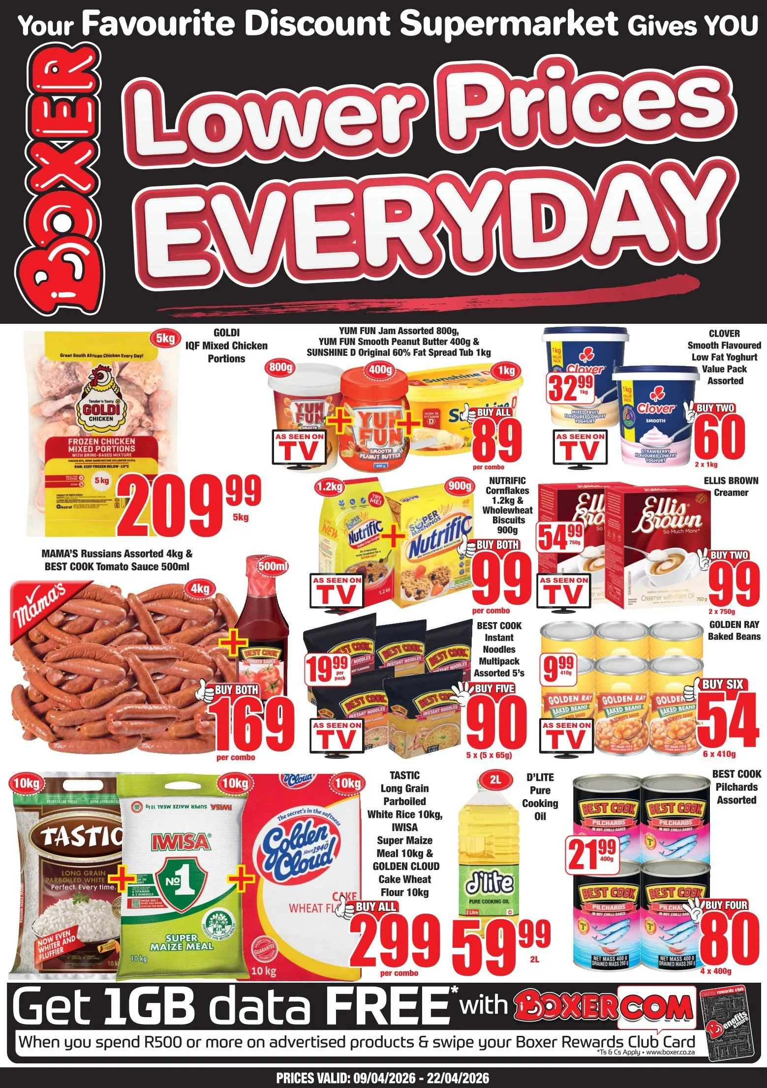  Boxer Sales - 9 April 22 April 2026