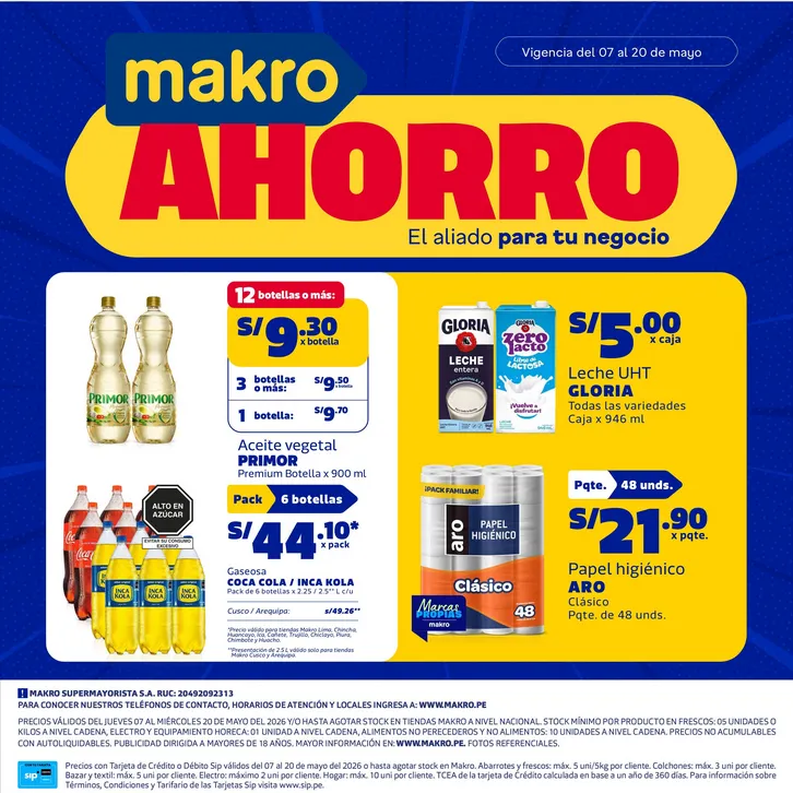 Catalogo de  Makro Ofertas 7 de mayo al 20 de mayo 2026 - Pag 1