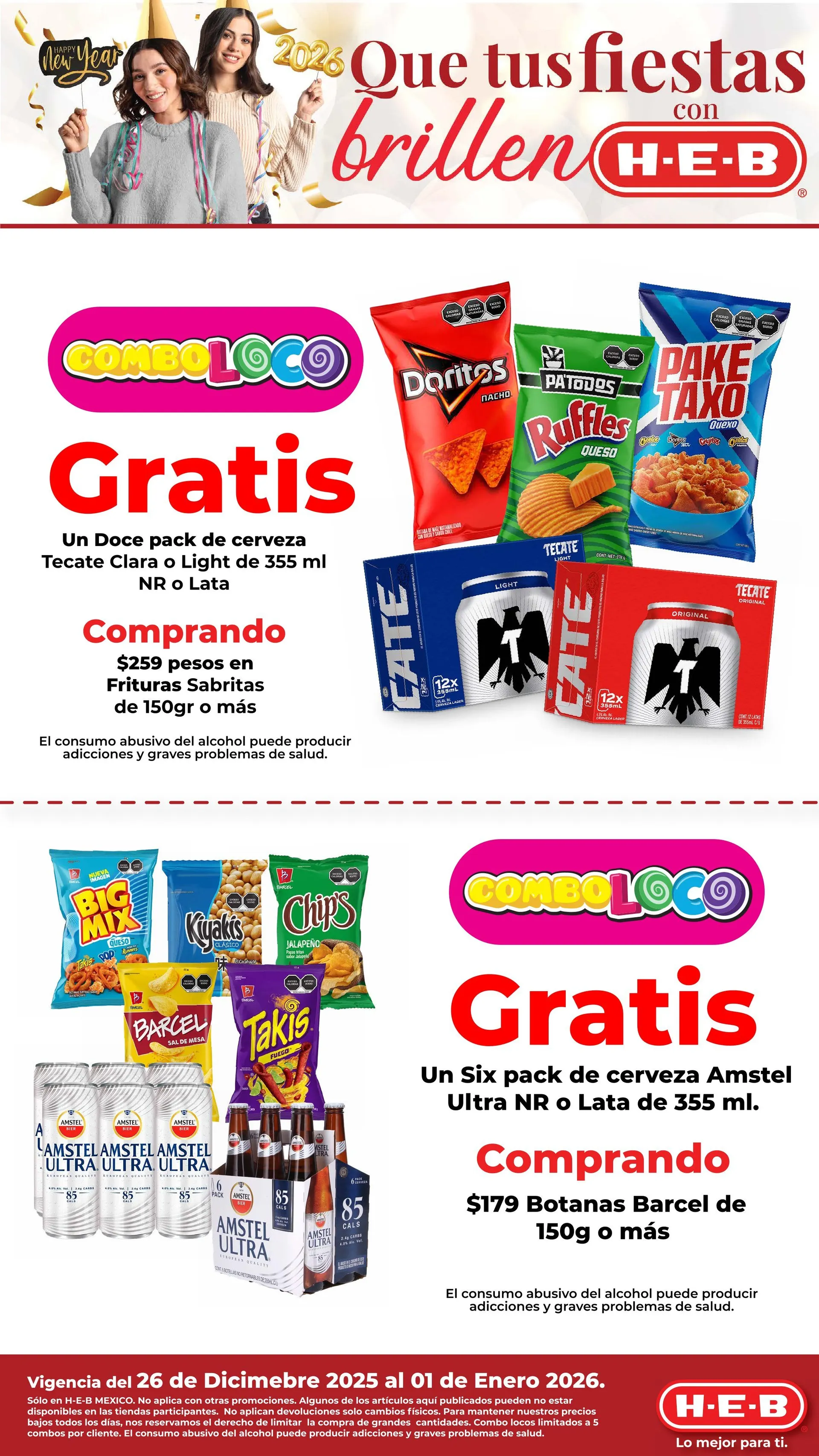 Catálogo de H-E-B Ofertas 26 de diciembre al 1 de enero 2026 - Pagina 1