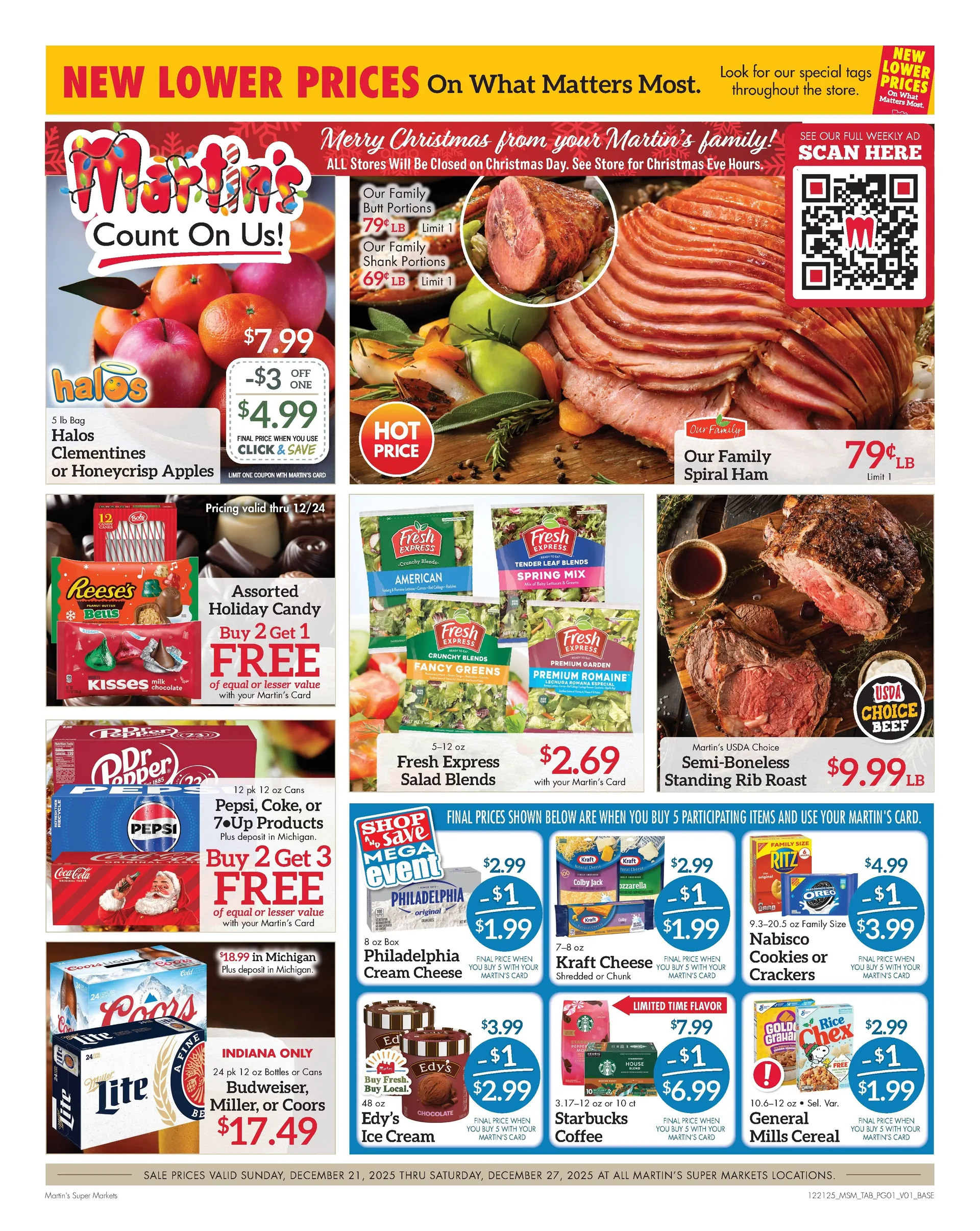 Weekly ad  Martin’s Sales from December 21 to December 27 2025 - Page 1