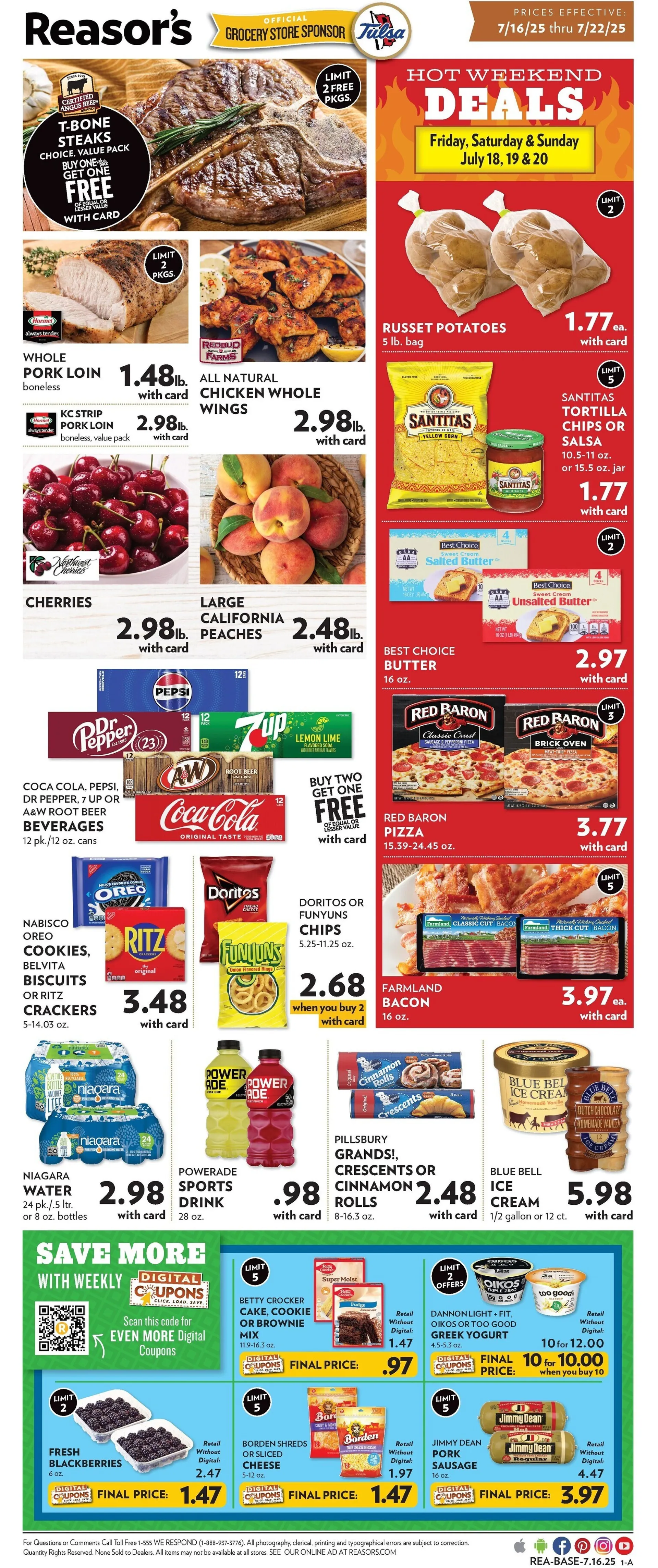 Weekly ad Reasor's Sales from July 16 to July 24 2025 - Page