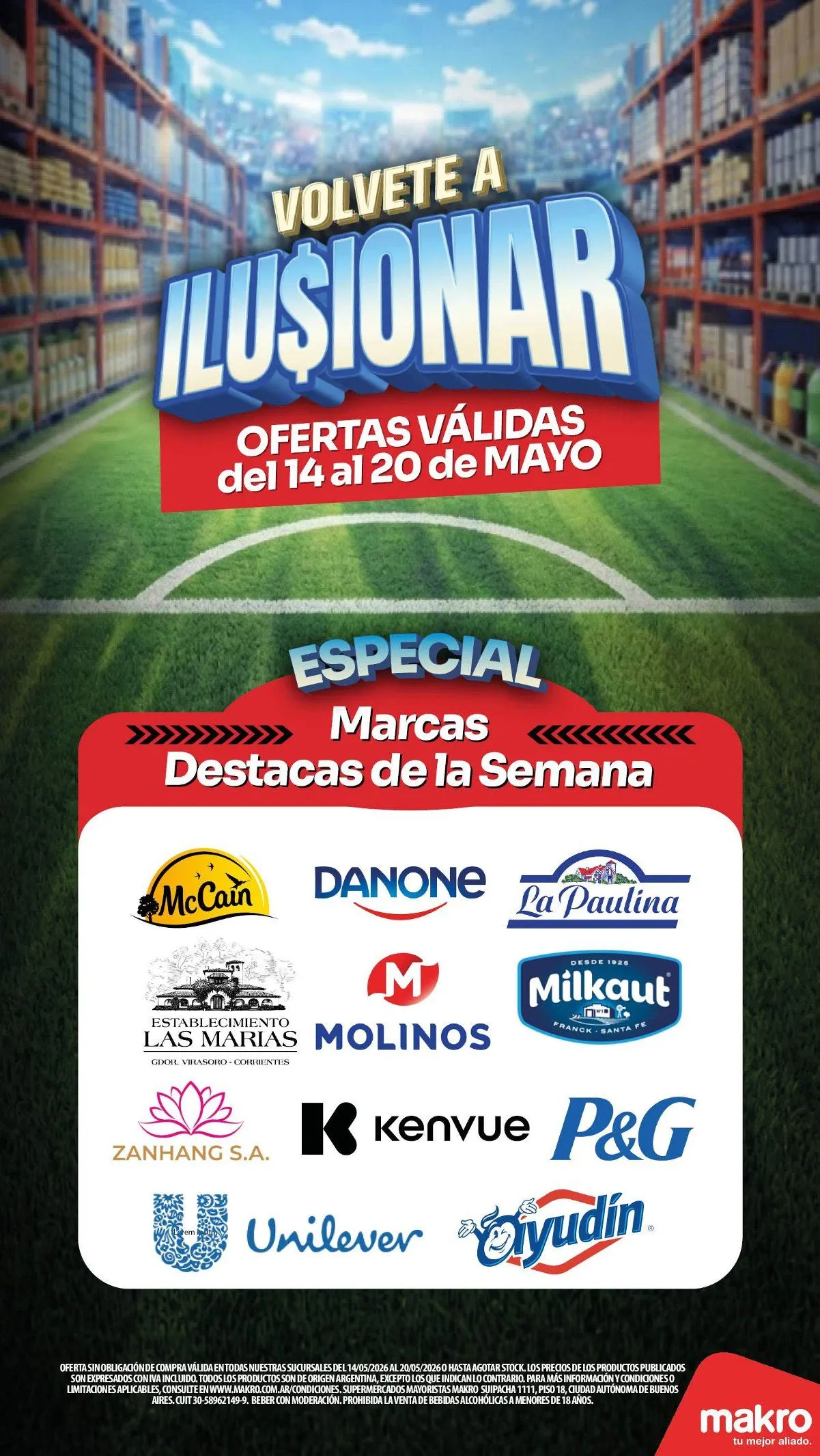Ofertas de  Ofertas Makro  14 de mayo al 20 de mayo 2026 - Página 1 del catálogo