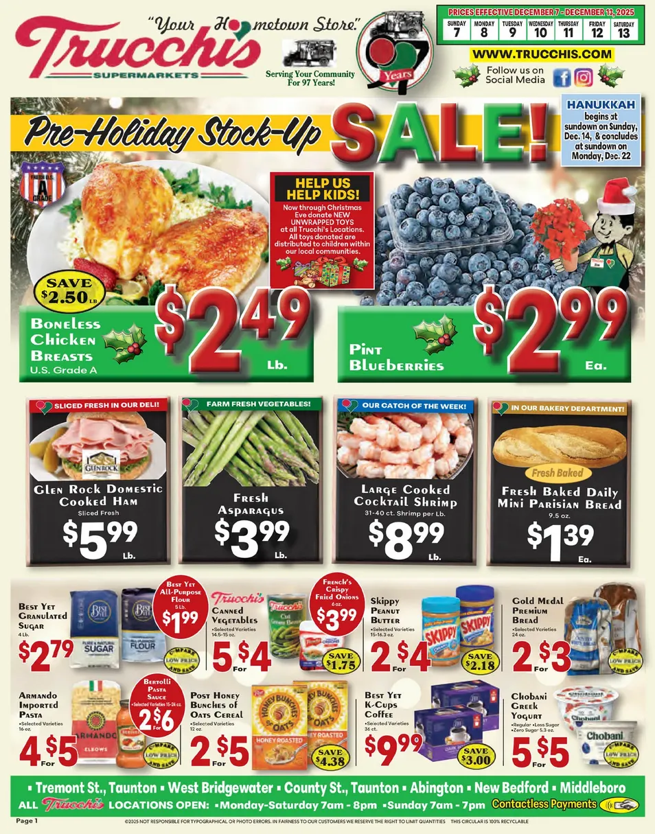 Weekly ad Trucchi’s Sales from December 7 to December 13 2025 - Page 1