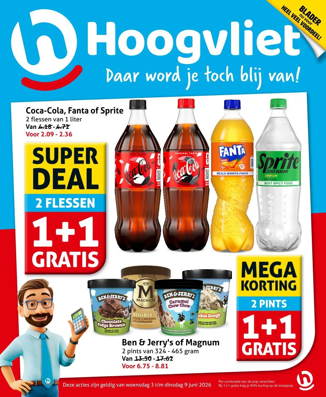 Hoogvliet Folders van 3 juni tot 9 juni 2026 - Folder pagina 1