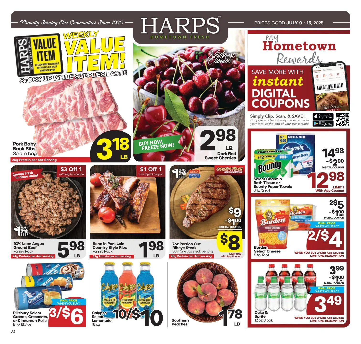 Weekly ad Harps Foods weekly ads from July 9 to July 16 2025 - Page 
