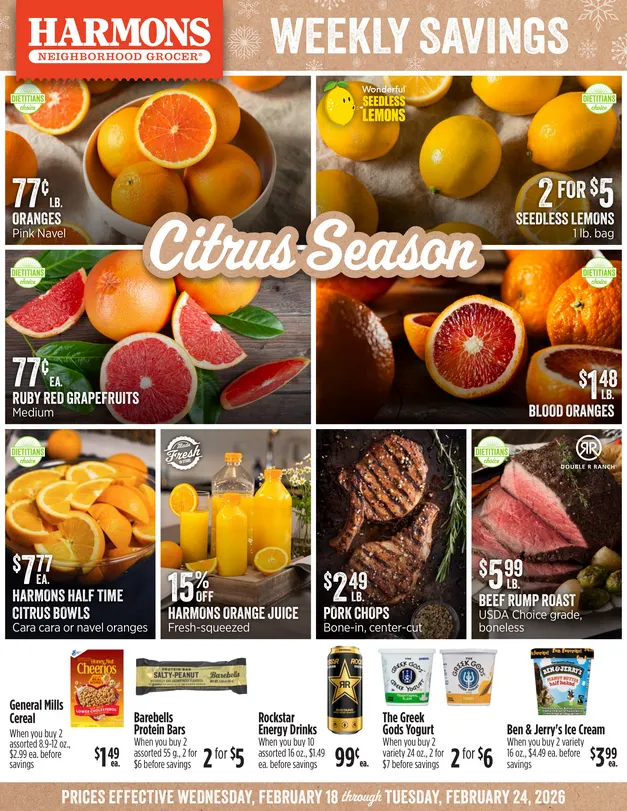 Weekly ad Harmons Sales from February 18 to February 24 2026 - Page 