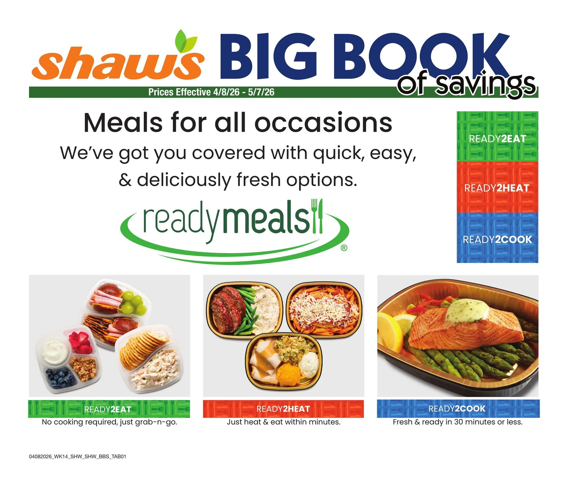 Weekly promotion Shaw's Sales spanning from April 24 to April 30 2026 - Page 1 for Catalogue 365