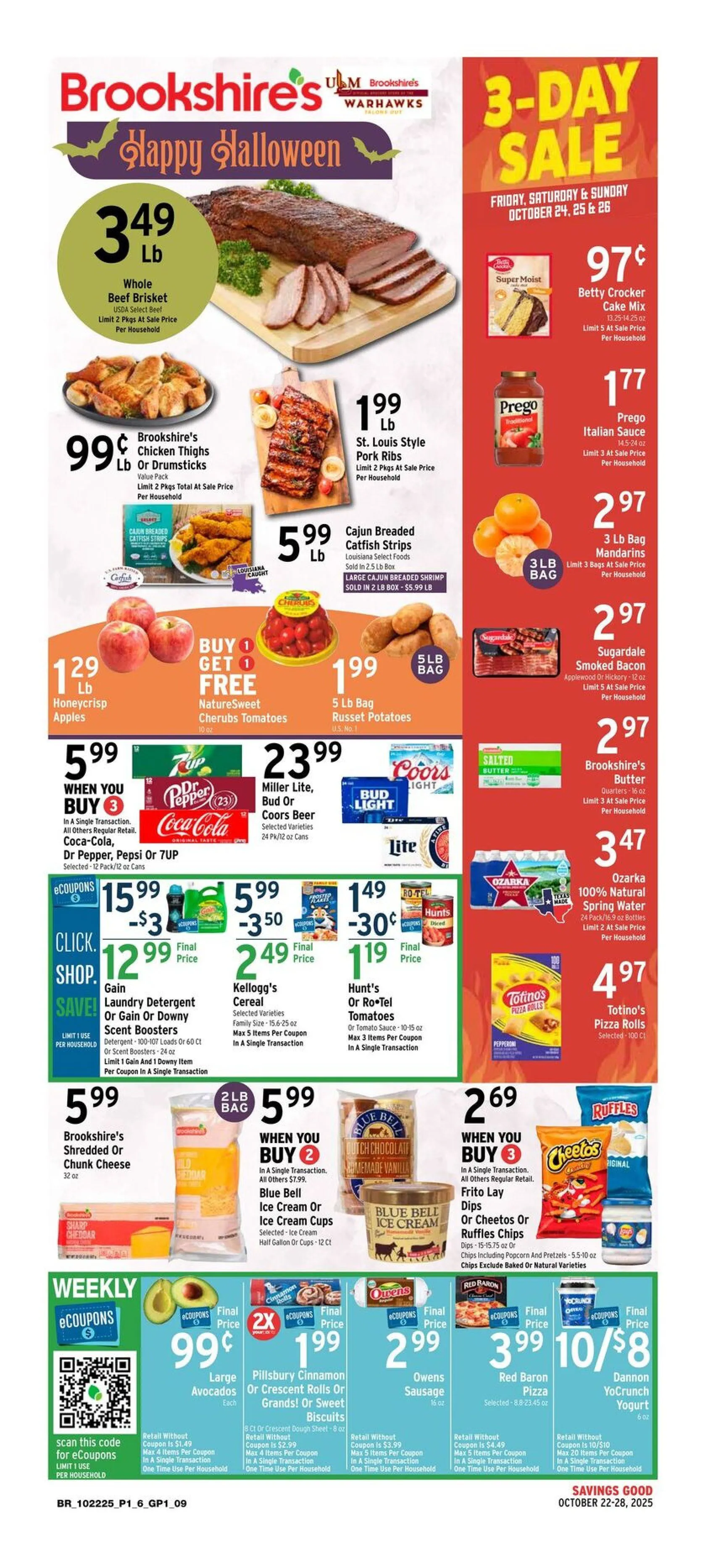 Weekly ad Brookshires Sales from October 22 to October 28 2025 - Page 