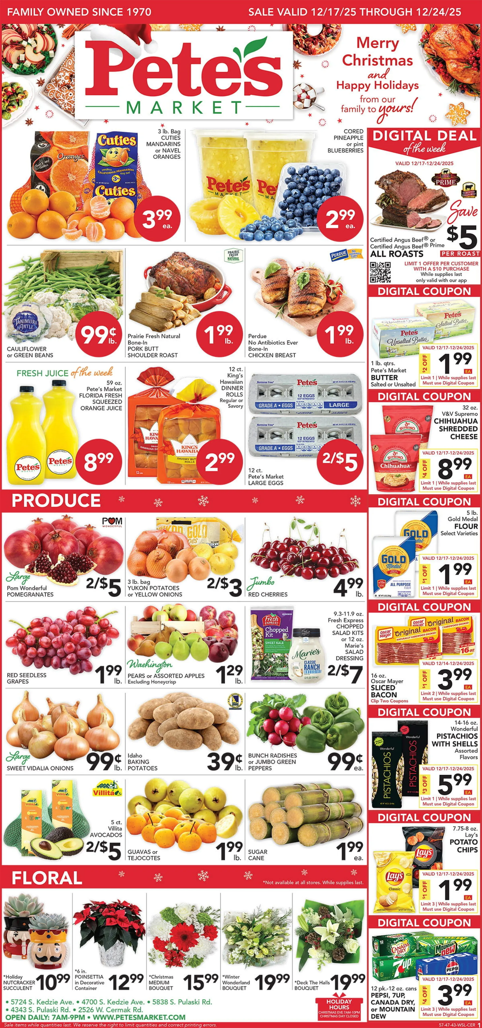 Weekly ad Pete's Fresh Market Sales from December 17 to December 24 2025 - Page 