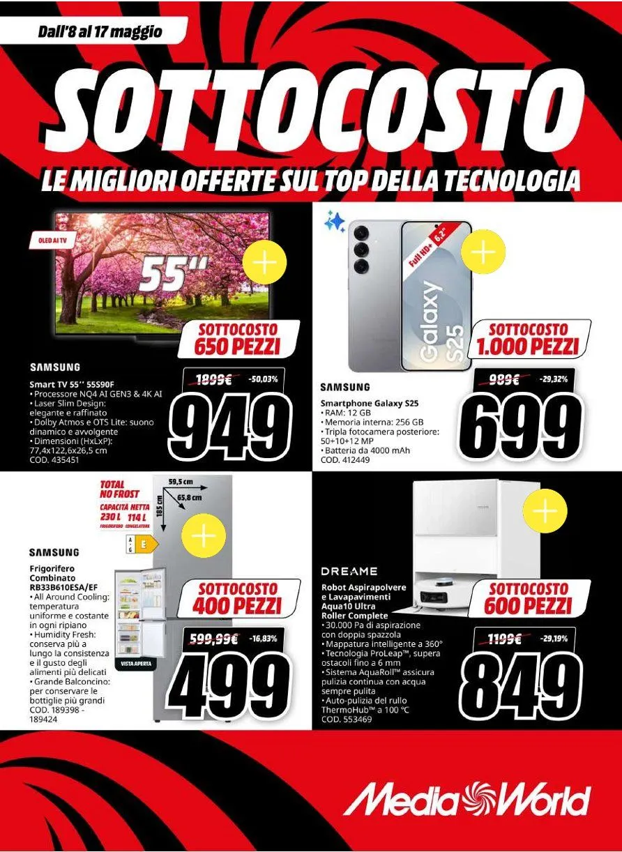 Volantini MEDIAWORLD da 8 maggio a 17 maggio di 2026 - Pagina del volantino 1