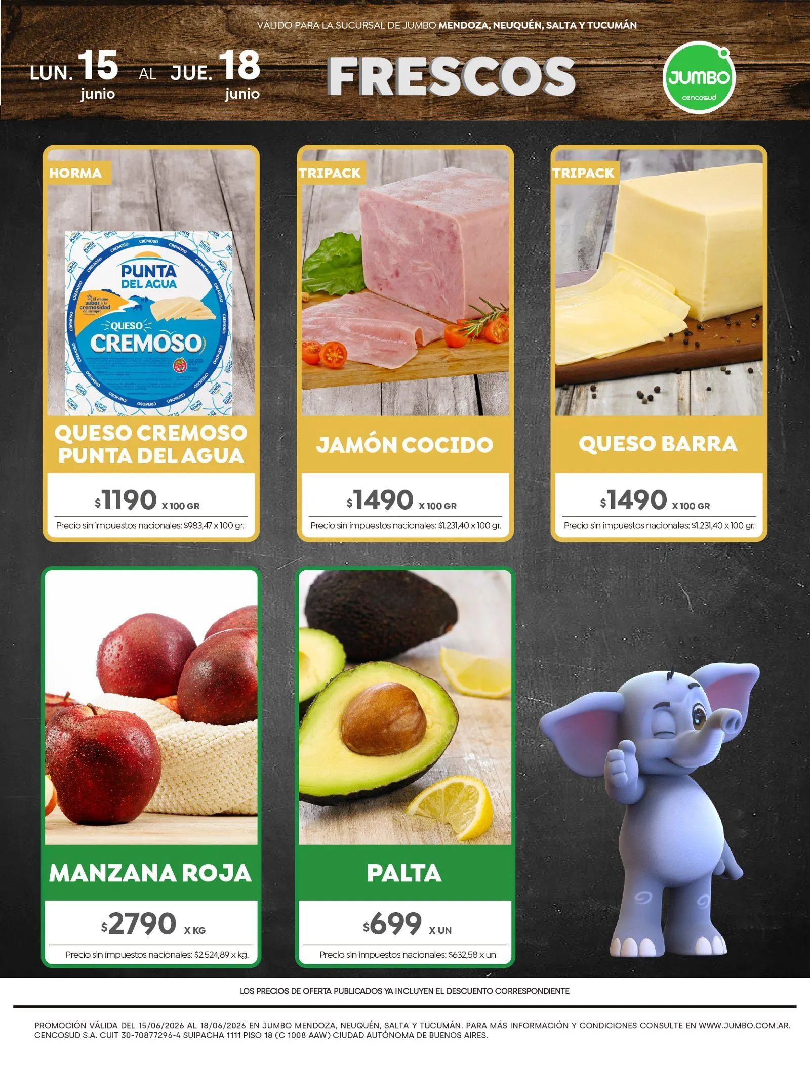 Ofertas de Jumbo Ofertas 15 de junio al 18 de junio 2026 - Página 1 del catálogo