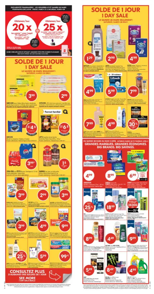 Pharmaprix Sales from March 28 to April 2 2026 - flyer page 1