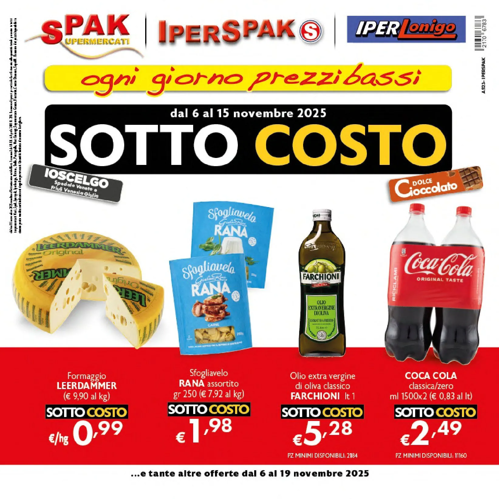  Spak Supermercati Volantino da 6 novembre a 15 novembre di 2025 - Pagina del volantino 1