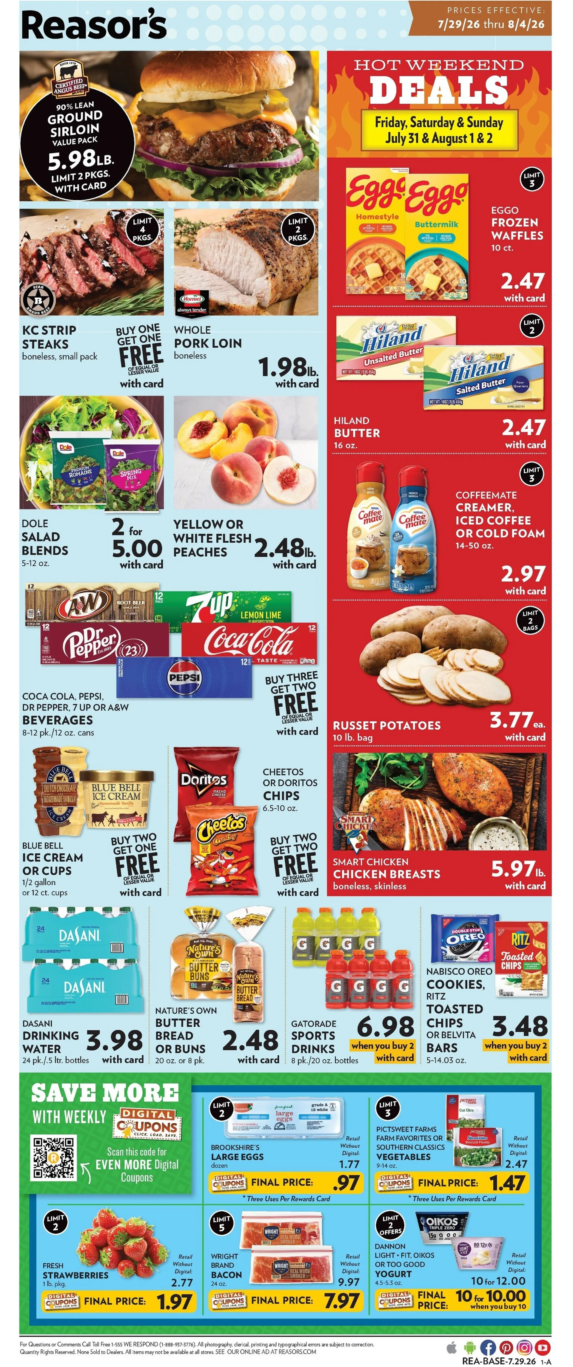 Weekly ad  Reasor's Sales from July 29 to August 4 2026 - Page 