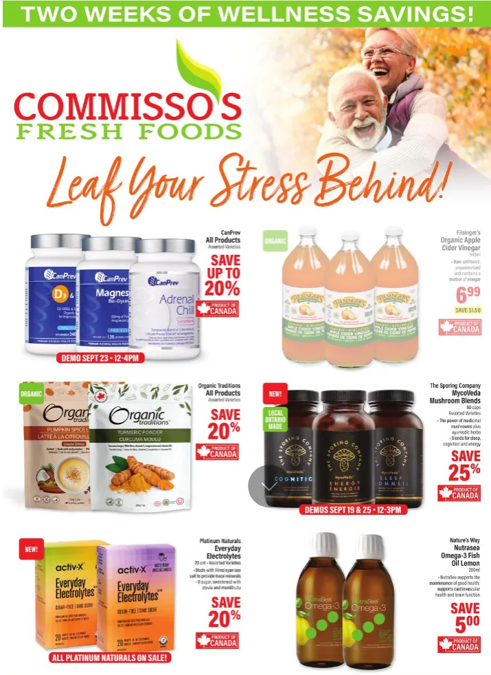Commisso's Fresh Foods Sales from September 25 to October 2 2025 - flyer page