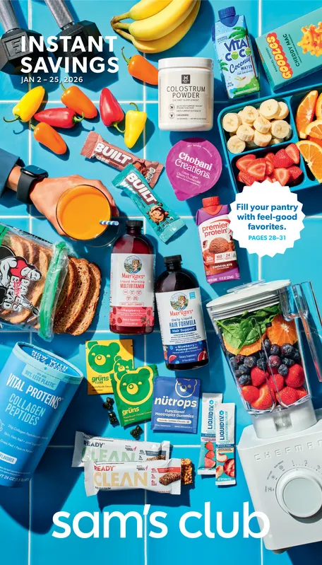Encarte de Sam's Club Sales 30 de dezembro até 1 de janeiro 2026 - Pagina 1