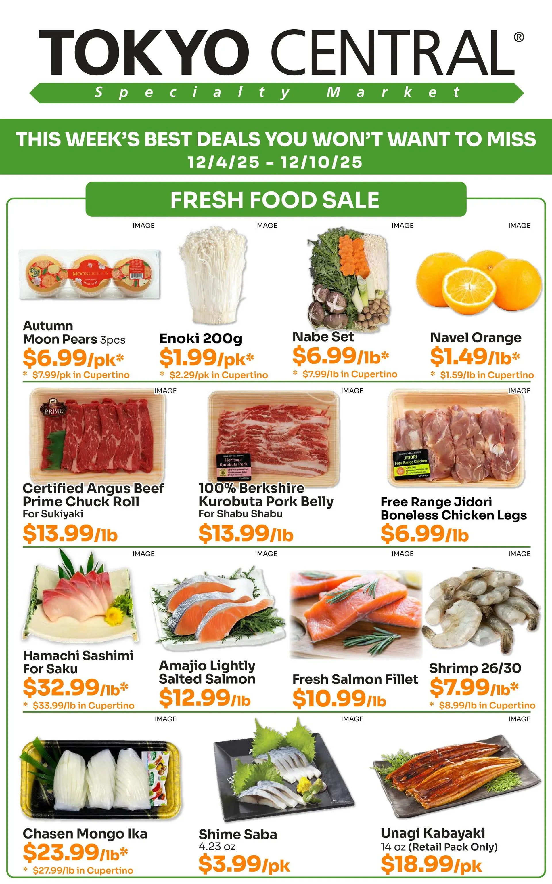 Weekly ad Tokyo Central Specialty Market Sales from December 4 to December 10 2025 - Page