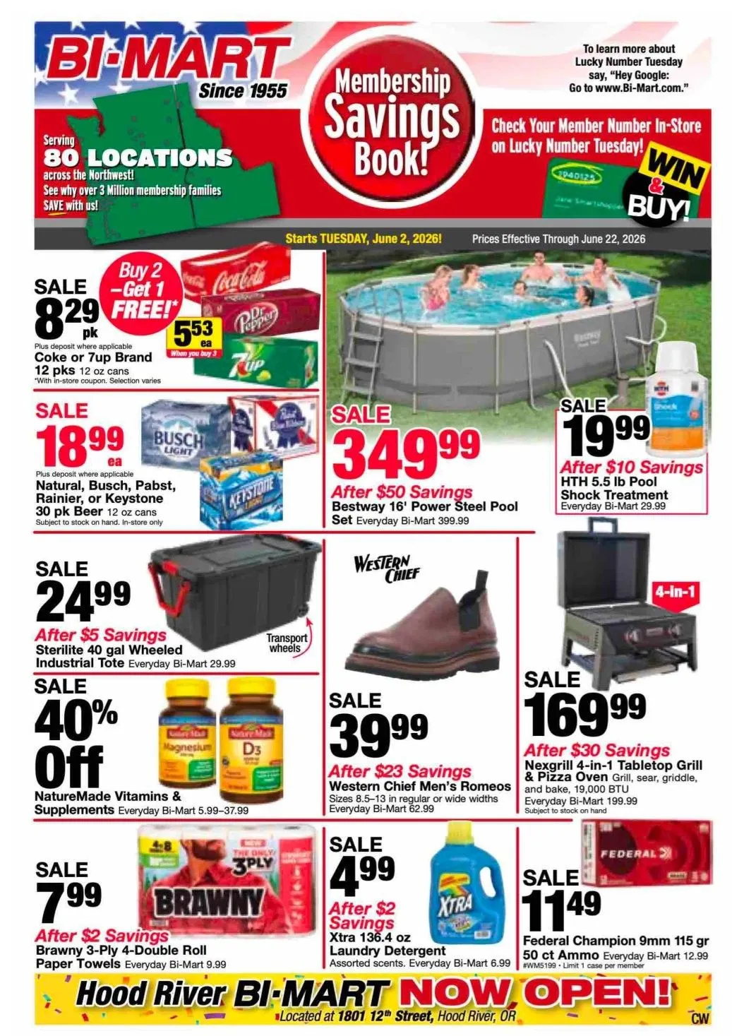 Weekly ad Bi-Mart Sales from June 2 to June 22 2026 - Page 1